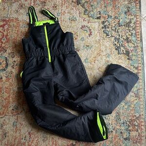 Swiss Tech Kids Black Joggers with Neon Accents